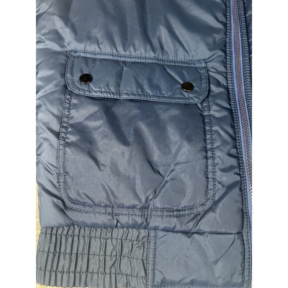 Shipton Sportswear Bubble Vest Womens Medium Blue Full Zip Sleeveless Jacket - Picture 2 of 16